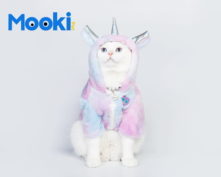 Dyed Plush Coat for Pets