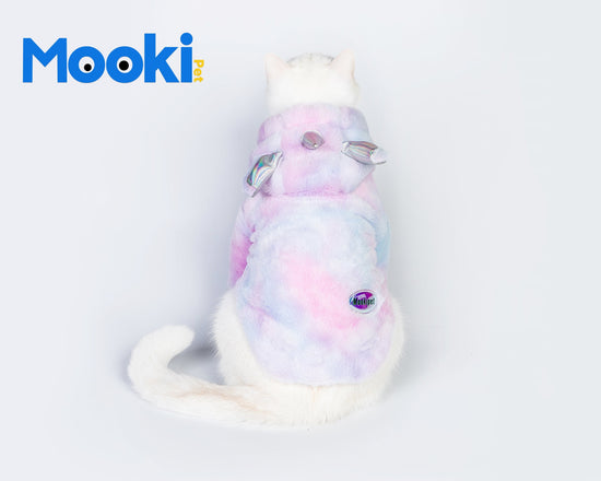 Dyed Plush Coat for Pets