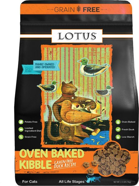 Lotus Cat Grain Free All Life Stages Duck 2.2lb