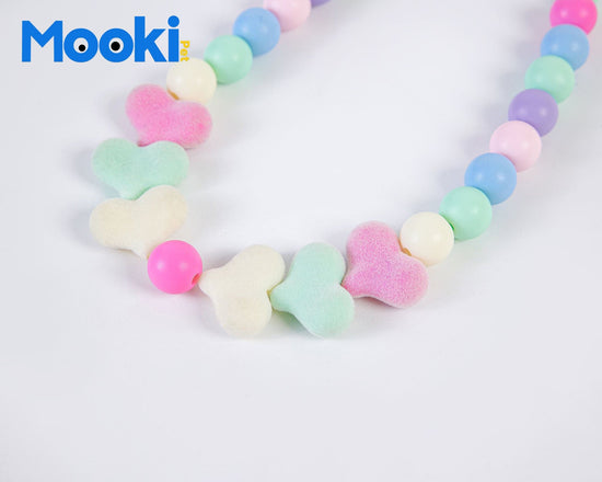 Pet Rainbow candy necklace