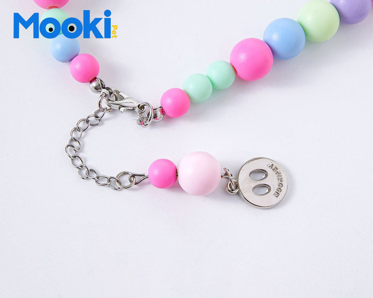 Pet Rainbow candy necklace