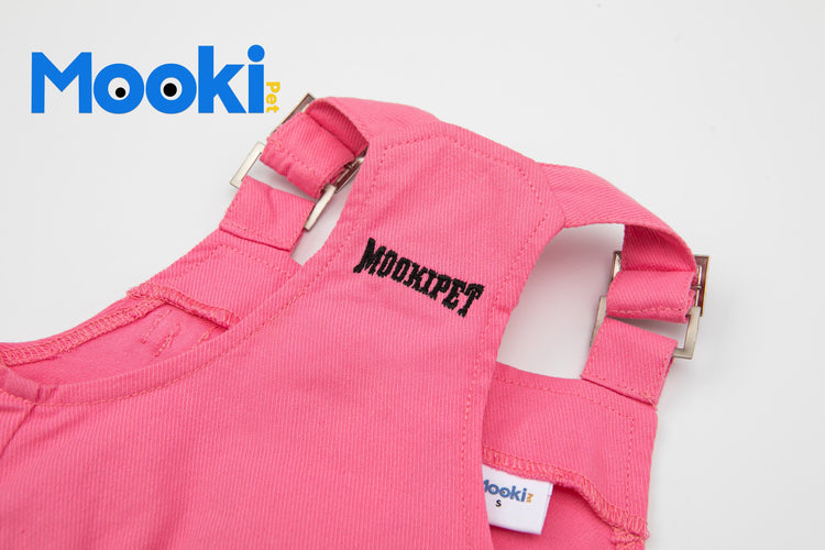 Pink cargo vest