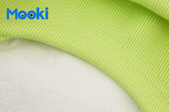 Green pet fleece sweater