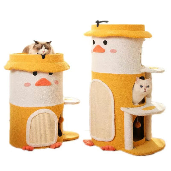 Cute Duck Cat Climbing Frame