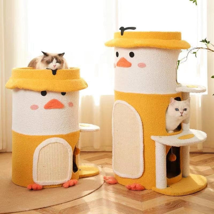 Cute Duck Cat Climbing Frame