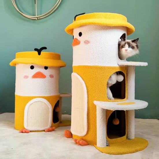 Cute Duck Cat Climbing Frame