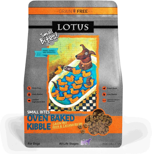 Lotus Dog Oven Baked Adult Small Bite Duck 4lb