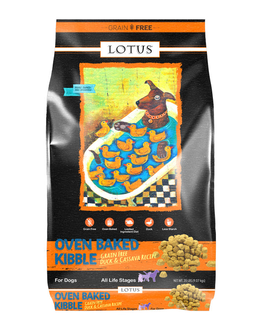 Lotus Dog Oven Baked Adult Grain Free Duck Cassava 4lb